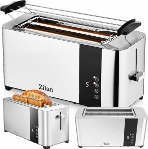 Toster opiekacz 4 tosty DIGITAL LCD inox 1400 W