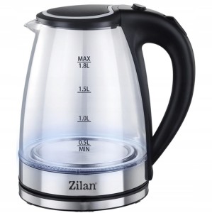 Czajnik elektryczny  szklany 1,8L LED 1800W
