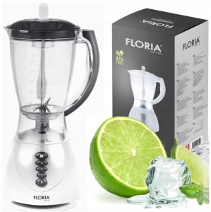 Blender kielichowy  3 biegi + PULSE 1,5L biały 300W