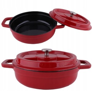Garnek holenderski  2,1L  24CM Żeliwo DUTCH OVEN 