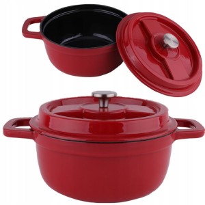 Garnek holenderski  2,6L  22CM Żeliwo DUTCH OVEN 