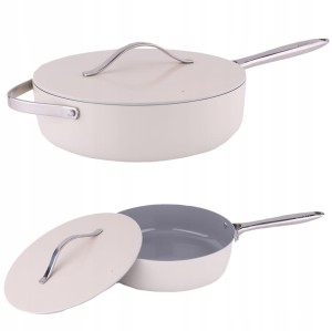 Patelnia głęboka indukcja 28CM 3,8L  non stock BEIGE CHEF