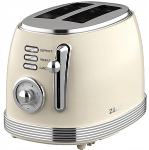 Toster  Zilan Retro Chrom 850W BEŻOWY