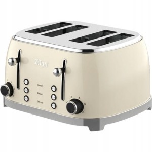 Toster Zilan Retro Chrom  1500W BEŻOWY